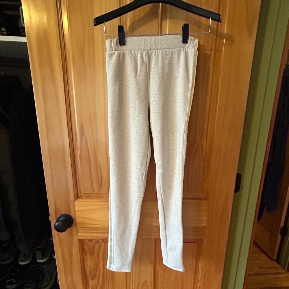 GAP Kids‎ cream colored, gold stripped pants